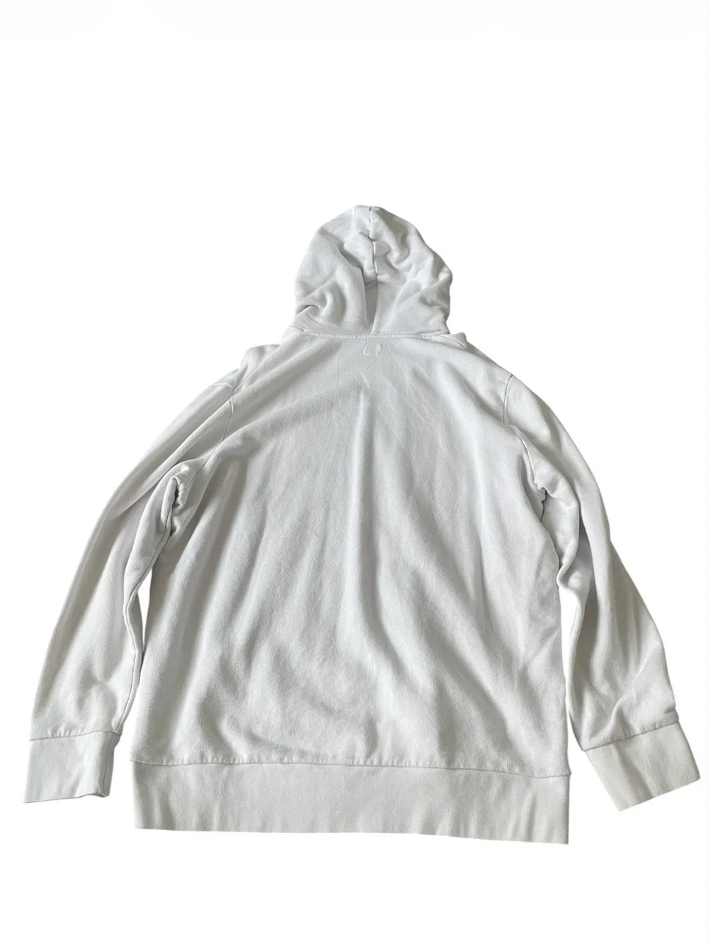 Levi's Men's White Hoodie with Black Logo